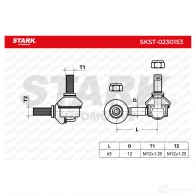 Стойка стабилизатора, тяга STARK 1437821703 YQ 1YS skst0230153 - Изображение 6