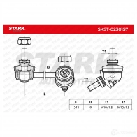 Стойка стабилизатора, тяга STARK G RIRJ2 1437823868 skst0230157 - Изображение 2
