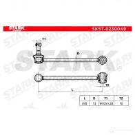 Стойка стабилизатора, тяга STARK 1437822884 skst0230049 WST SV - Изображение 2