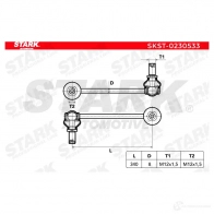 Стойка стабилизатора, тяга STARK N RW79K1 1437823215 skst0230533 - Изображение 6
