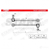 Стойка стабилизатора, тяга STARK 1437824499 skst0230088 7K 56FT - Изображение 4