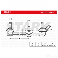 Стойка стабилизатора, тяга STARK 1437823965 skst0230439 09SM 87C - Изображение 6