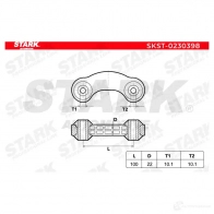 Стойка стабилизатора, тяга STARK 3G4LD BH 1438266905 skst0230398 - Изображение 6