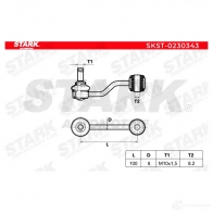 Стойка стабилизатора, тяга STARK 5W1R DAH skst0230343 1437823867 - Изображение 6