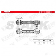 Стойка стабилизатора, тяга STARK 1437821241 skst0230061 UTQF W0 - Изображение 5