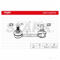 Стойка стабилизатора, тяга STARK PPB D4 1437822892 skst0230175 - Изображение 6