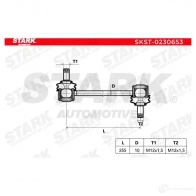 Стойка стабилизатора, тяга STARK 1437823249 skst0230653 0H 5E9ON - Изображение 6