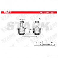 Стойка стабилизатора, тяга STARK skst0230200 DE LSV4 1437819875 - Изображение 2