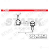 Стойка стабилизатора, тяга STARK skst0230366 LOZ PMR1 1437820959 - Изображение 5