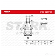 Шаровая опора STARK sksl0260130 1437826968 QXL 5I - Изображение 5