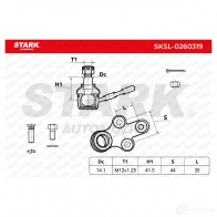 Шаровая опора STARK 1437826983 0NUZ B sksl0260319 - Изображение 6
