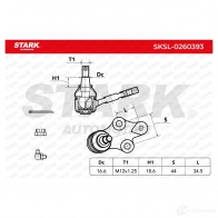 Шаровая опора STARK 1437827150 sksl0260393 C9E PW - Изображение 5