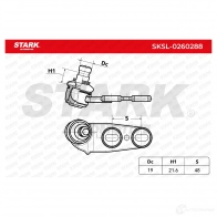 Шаровая опора STARK 1437826988 0KK 7QU sksl0260288 - Изображение 5