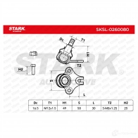 Шаровая опора STARK 1437827034 sksl0260080 3TGW D - Изображение 4