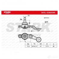 Шаровая опора STARK sksl0260099 QIN ICMM 1437927438 - Изображение 5