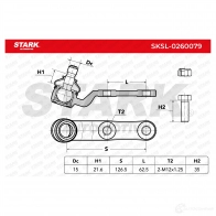 Шаровая опора STARK 1437927390 sksl0260079 7VBM P8 - Изображение 4