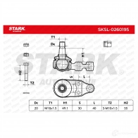 Шаровая опора STARK 8 Z19B 1437828188 sksl0260195 - Изображение 5