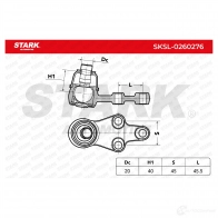 Шаровая опора STARK 1437827525 sksl0260276 7 FV7A3M - Изображение 5