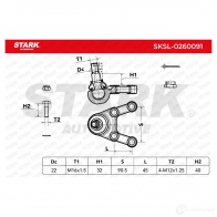 Шаровая опора STARK sksl0260091 1437828215 0MT 47D8 - Изображение 7