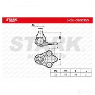 Шаровая опора STARK P3OSM W 1437828258 sksl0260350 - Изображение 5