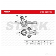 Шаровая опора STARK sksl0260163 NLA X2V 1437828139 - Изображение 2