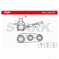 Шаровая опора STARK 7 57E7QU 1437827022 sksl0260170 - Изображение 5