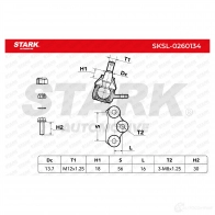 Шаровая опора STARK sksl0260134 1437826760 3RZDT7 4 - Изображение 4