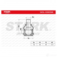 Шаровая опора STARK sksl0260368 1437826764 KFO TPK - Изображение 5