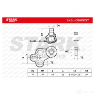 Шаровая опора STARK 1437826972 FX2 VCYV sksl0260057 - Изображение 6