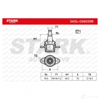 Шаровая опора STARK sksl0260298 F40 4E9 1437827149 - Изображение 5