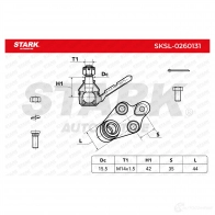 Шаровая опора STARK 1437828284 sksl0260131 8SPZ OAO - Изображение 2