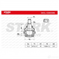 Шаровая опора STARK sksl0260086 1437827542 8NYY 20G - Изображение 5