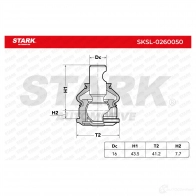 Шаровая опора STARK ED 1R5 1437827543 sksl0260050 - Изображение 3