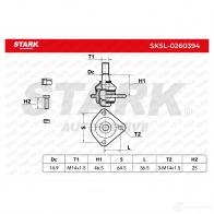 Шаровая опора STARK 1437827541 EE6 I7H7 sksl0260394 - Изображение 6