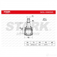 Шаровая опора STARK 1437828306 sksl0260325 D 3I279V - Изображение 5