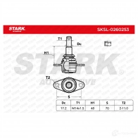 Шаровая опора STARK 1437827174 3 5V0B6 sksl0260253 - Изображение 5