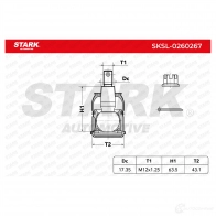 Шаровая опора STARK sksl0260267 O GN52 1437827010 - Изображение 5