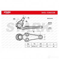 Шаровая опора STARK 8 6VRLB0 1437828217 sksl0260238 - Изображение 6