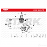 Шаровая опора STARK QDHC I sksl0260216 1437826955 - Изображение 3