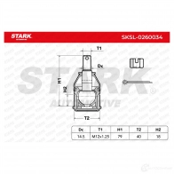 Шаровая опора STARK sksl0260034 1437827037 C IK6AIW - Изображение 3