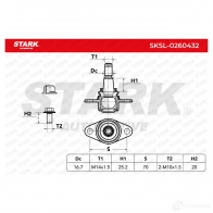 Шаровая опора STARK 691Y TB 1437828183 sksl0260432 - Изображение 6
