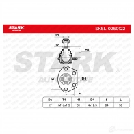 Шаровая опора STARK 1437827752 Q BZ685 sksl0260127 - Изображение 5