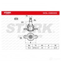 Шаровая опора STARK 1437827788 R V6SRWR sksl0260202 - Изображение 3