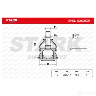 Шаровая опора STARK 1437827767 sksl0260139 Q8S Z6 - Изображение 2