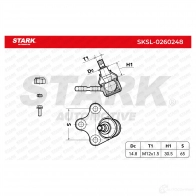 Шаровая опора STARK sksl0260248 40 Z1E 1437827534 - Изображение 5