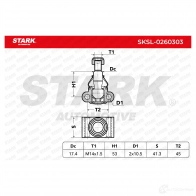Шаровая опора STARK sksl0260303 1437927367 61H7 VB - Изображение 4