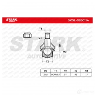 Шаровая опора STARK 1437827060 R5W4RV B sksl0260114 - Изображение 5