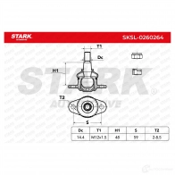 Шаровая опора STARK 1437827517 sksl0260264 W82 S97F - Изображение 5