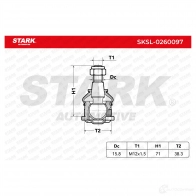 Шаровая опора STARK XJ I9V44 sksl0260097 1437826969 - Изображение 3
