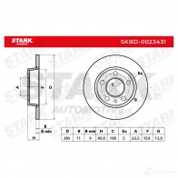 Тормозной диск STARK skbd0023431 NDM 9M 1438023391 - Изображение 5